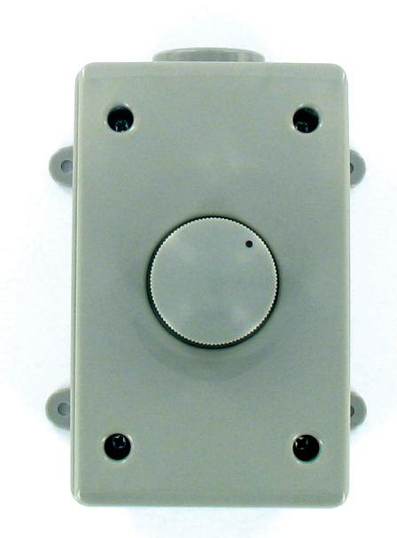 DirectConnect 60W STANDARD PLATE OUTDOOR VOLUME CONTROL IN A WEATHERPROOF BOX IMPEDANCE & NON-IMPEDANCE GRAY