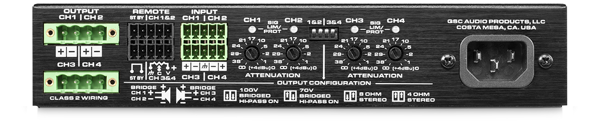 SPA4-100 QSC | Electronic Custom Distributors