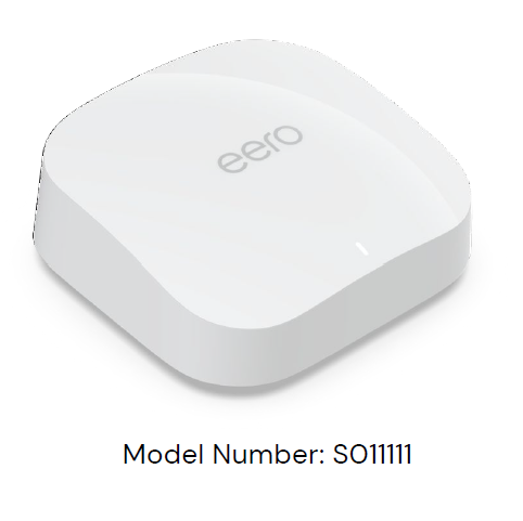 EERO Pro 6E CI, Tri-band Mesh Wi-Fi Router Capable of Supporting Gigabit Plus Speed